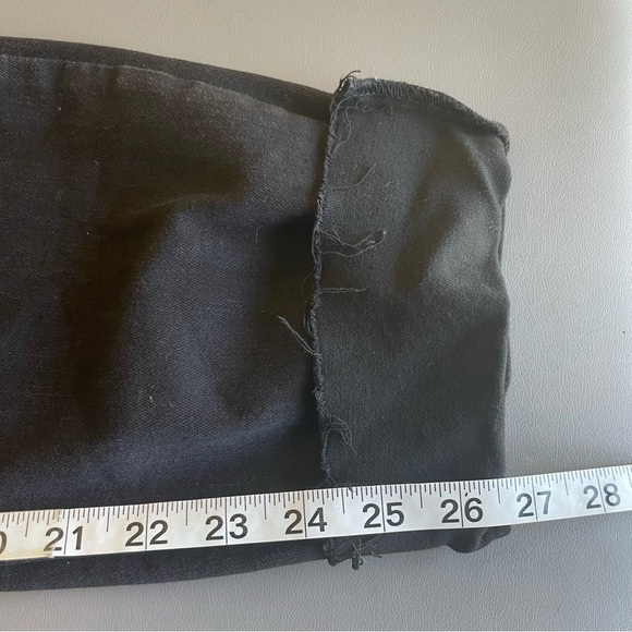 Judy Blue Black Beauty Slim Fit Jeans - Size 14W - Released Hem Rolled - Black - Picture 14 of 15